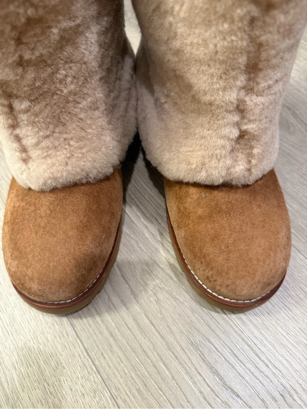 UGG Women's Chestnut Shearling Suede Winter Boots